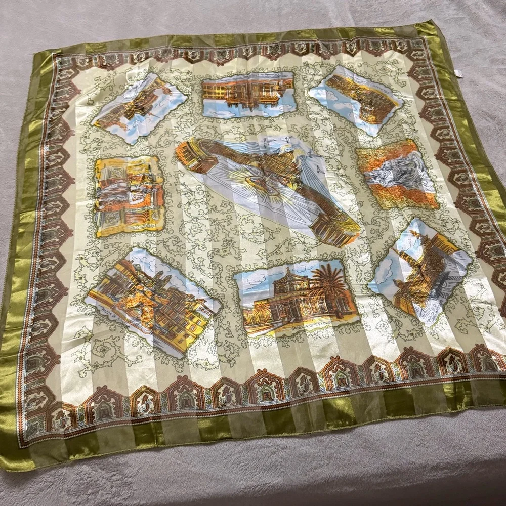 Artistic Scarf with Architectural Design new